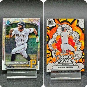 2025 Konnor Griffin Bomb Squad Bowman Chrome Mojo RC's Pirates Top Prospect